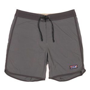 Patagonia Wavefarer Board Shorts Men's Size 32 Gray Surf Swim Trunks 86731